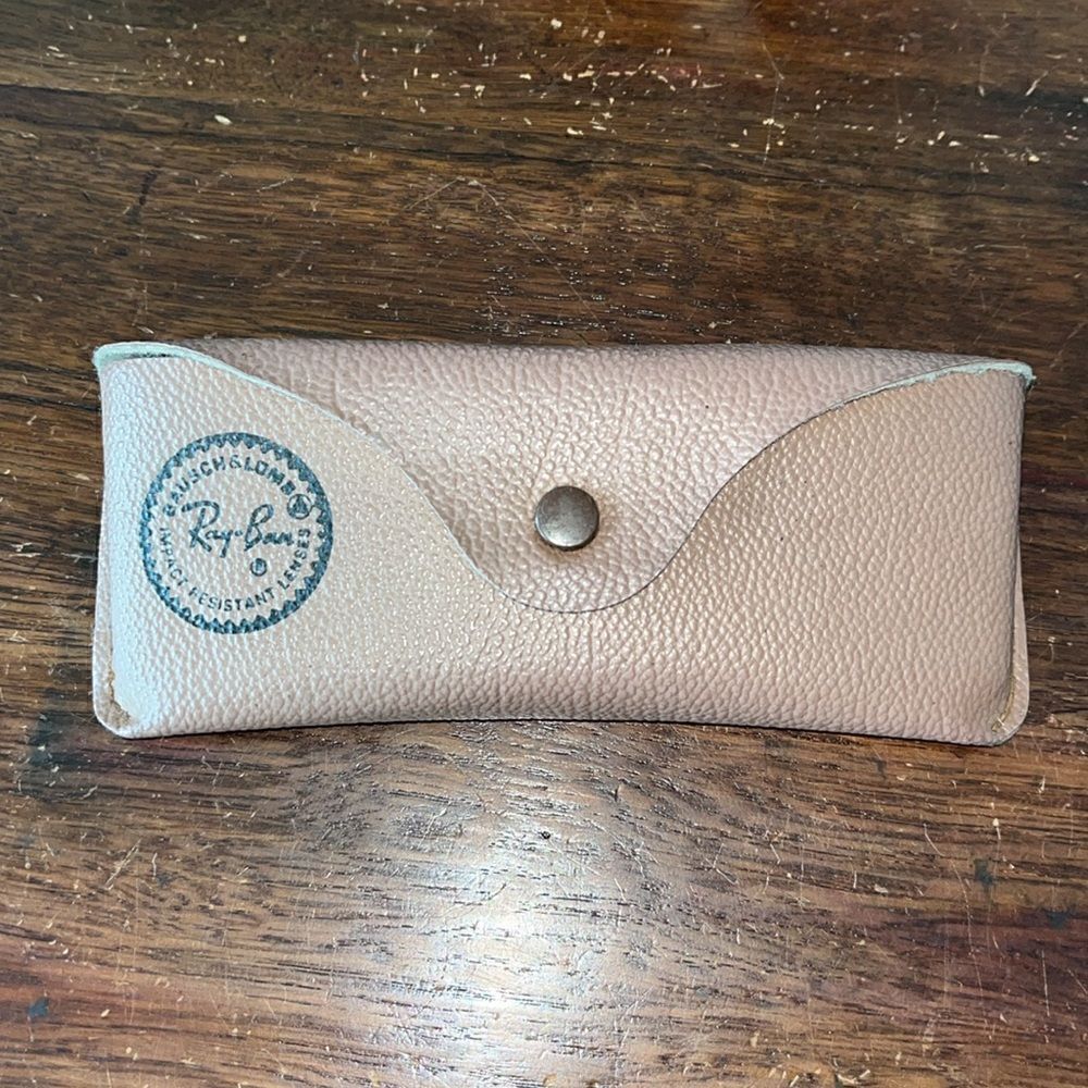 Ray-Ban Driving series old dirty brand Sunglasses eyeglass snap unisex case